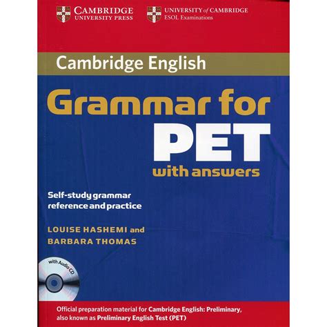 Read Online Cambridge Grammar For Pet With Answers Bing 