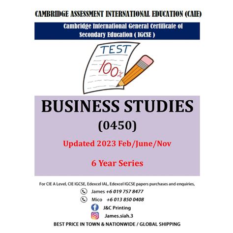 Read Online Cambridge Igcse Business Studies 0450 Past Papers 