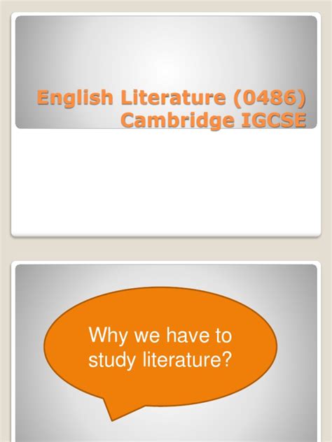 Read Online Cambridge Igcse Literature English 0486 Wikispaces 