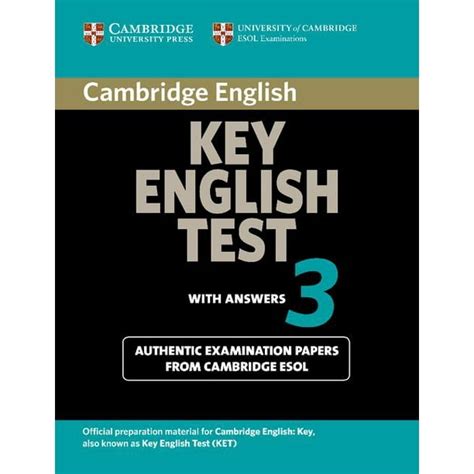 Download Cambridge Key English Test 3 Teachers Book Examination Papers From The University Of Cambridge Esol Examinations Ket Practice Tests 
