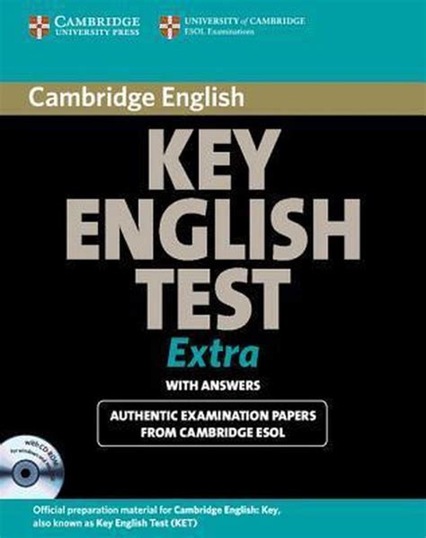 Read Online Cambridge Key English Test Extra Student Book With Answers 