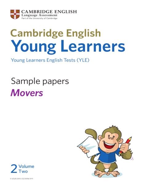 Read Cambridge Movers Sample Papers 