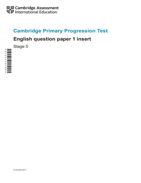 Full Download Cambridge Primary Progression Test Past Papers Sicnice 
