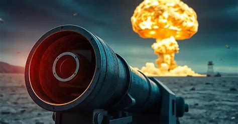 Camera Placed Inside A Cannon Barrel During Atomic Tests In