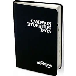 cameron hydraulic data book 20th edition