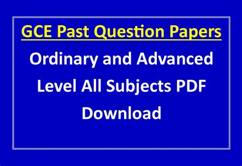 Full Download Cameroon Gce Past Paper Avlar No Ip Net Pdf 