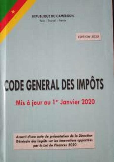 Cameroun Code General Des Impots 2009