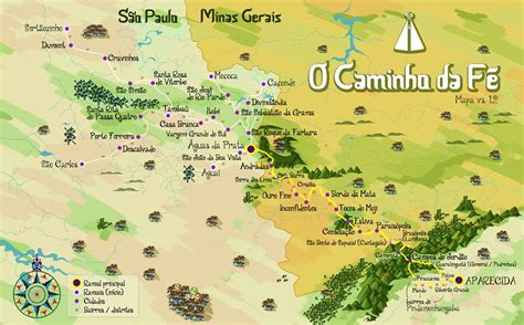 Caminho Da Fé Mapa