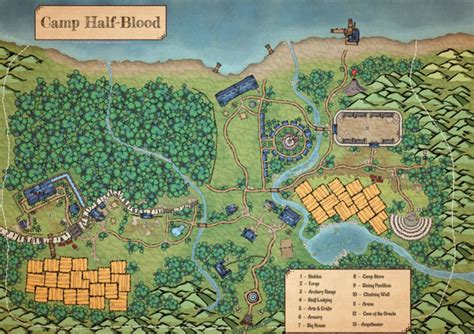Camp Half Blood Map