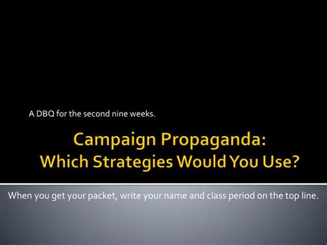 Full Download Campaign Propaganda Dbq Answers 