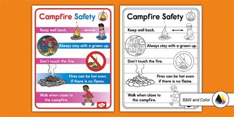 Campfire Safety Teaching Resources Teachers Pay Teachers Tpt Campfire Safety 1st Grade Worksheet - Campfire Safety 1st Grade Worksheet