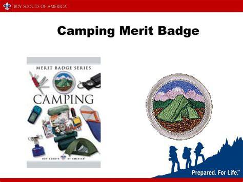 camping merit badge powerpoint
