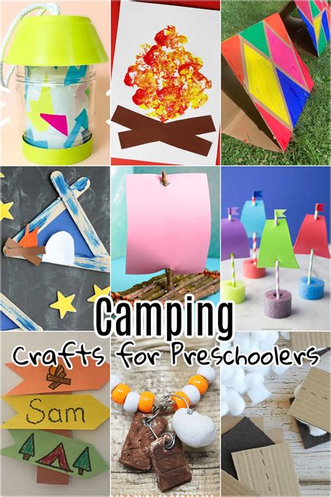 Camping Name Craft For Preschool Kids Camping Science Activities For Preschoolers - Camping Science Activities For Preschoolers