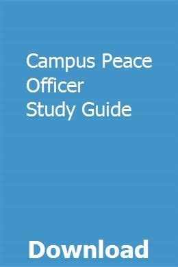 Full Download Campus Peace Officer Exam Study Guide Wisconsin 