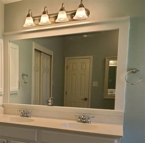 Can A Builder Grade Bathroom Mirror Be Cut In Half?