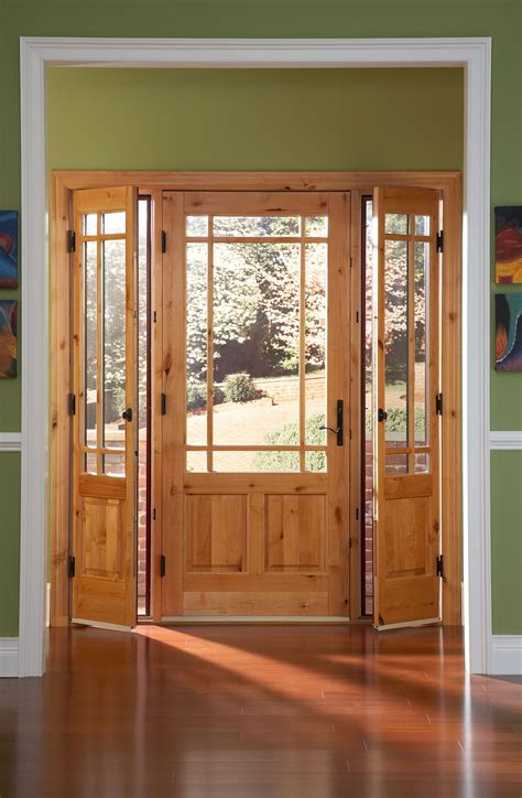 can either door open on exterior french doors?