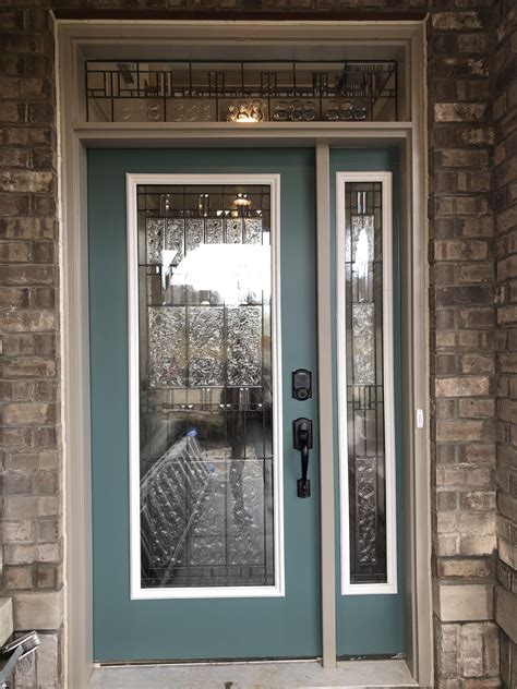 Can I Insert A Glass In A Wooden Door Exterior?