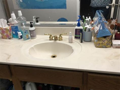 Can You Resurface Bathroom Countertops With Sink?