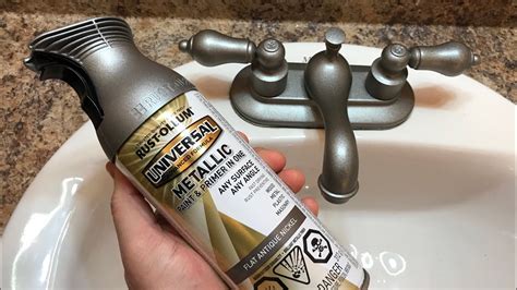 Can You Spray Paint Brass Bathroom Faucets?