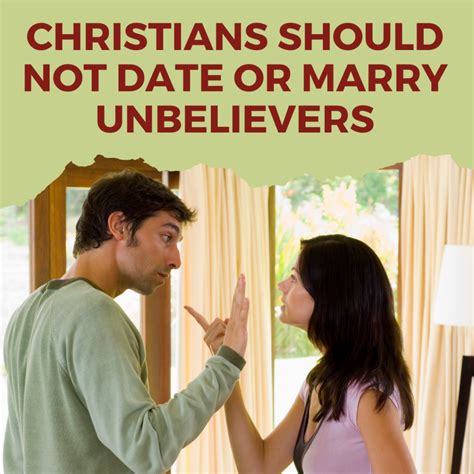 can a christian date an unbeliever
