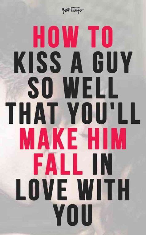 can a guy fall in love through kissing