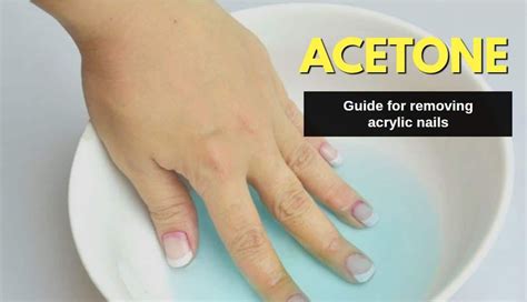 can acetone remove acrylic nails
