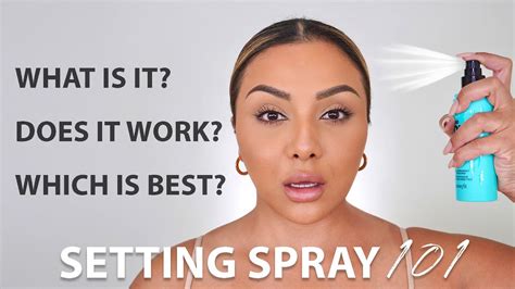 can i use setting spray without makeup