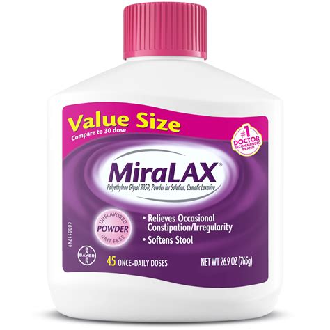 can miralax work instantly