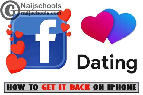 can t find facebook dating apple