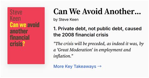 Can We Avoid Another Financial Crisis The Future Of Capitalism