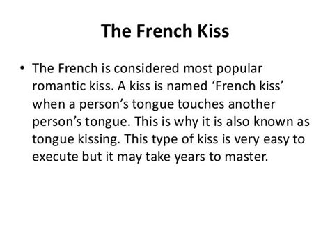 can we kiss in french