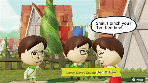 can you be gay in miitopia switch