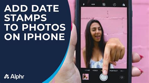 can you date and time stamp iphone photos