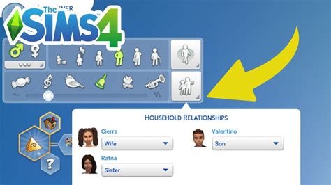 can you edit relationships in sims 4 after creation