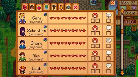 can you have multiple boyfriends in stardew valley