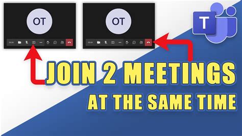 can you join two teams meetings at the same time