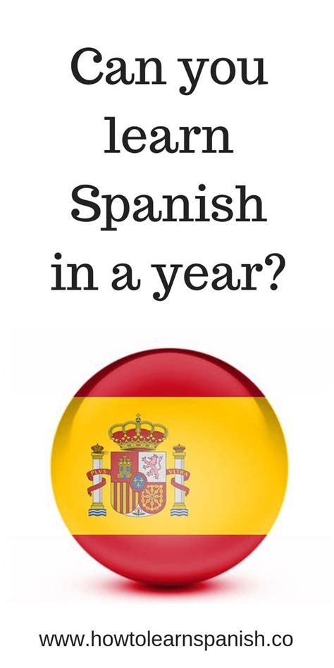 can you learn spanish in 1 year program