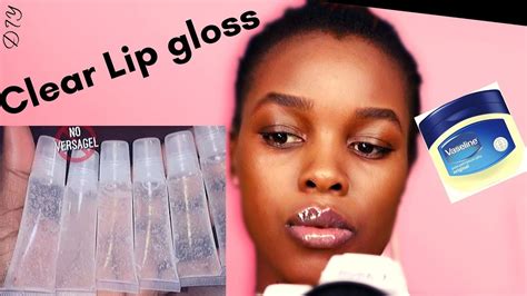 can you make lip gloss with vaseline gel