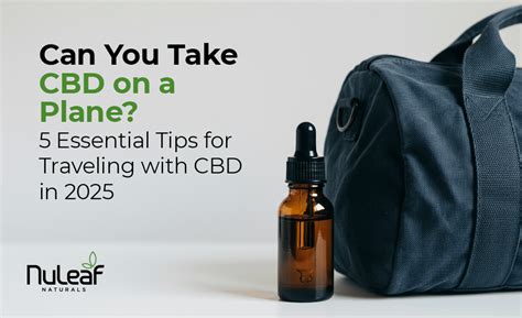 can you take cbd on a plane​