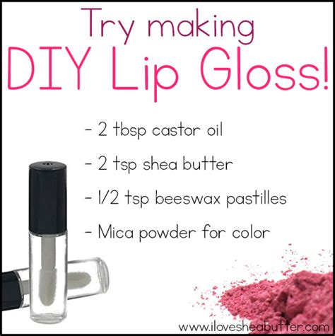can you use mica powder in lip gloss