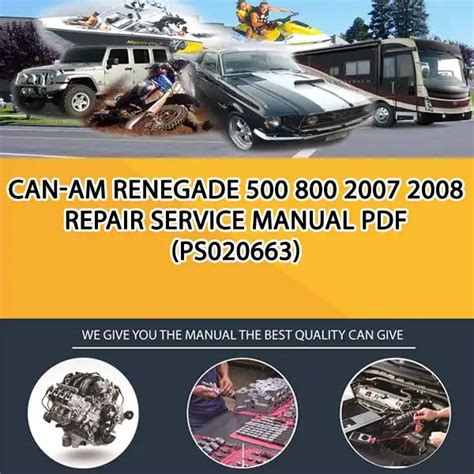Full Download Can Am Renegade 500 800 Service Repair Workshop Manual 