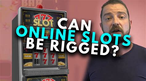 can online casino be rigged