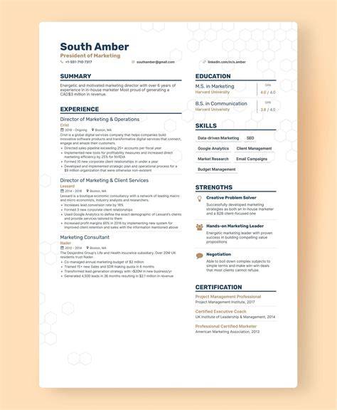 Canadian Cv Format