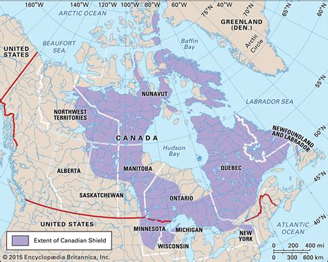 Canadian Shield Location