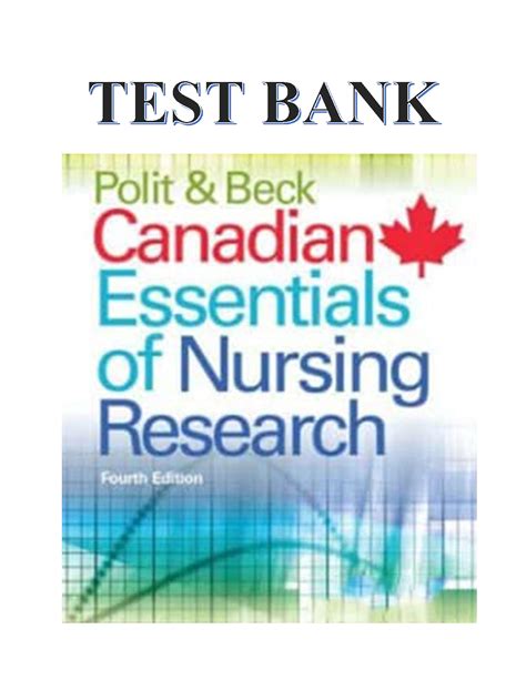 Read Canadian Essentials Of Nursing Research 