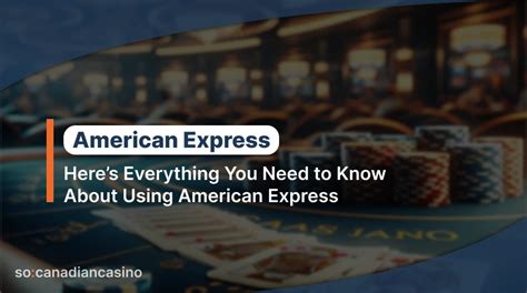 canadian online casinos accepting amex