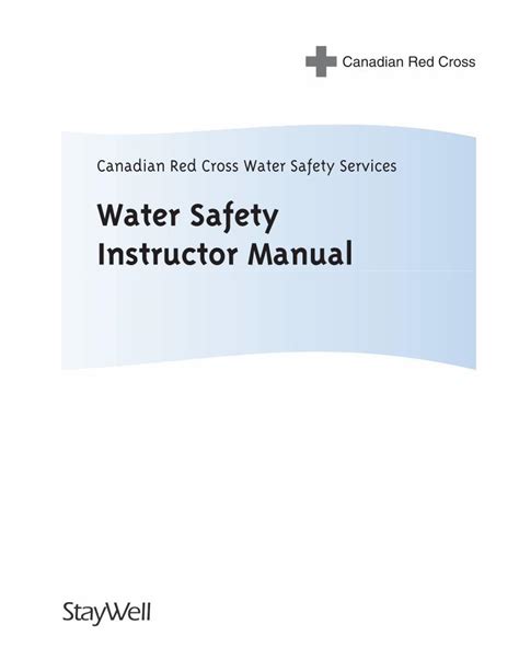 Download Canadian Red Cross Water Safety Instructor Manual 