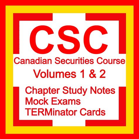 Full Download Canadian Securities Course Csc Pdf 