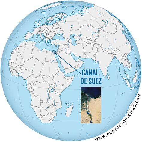 Canal De Suez Mapa