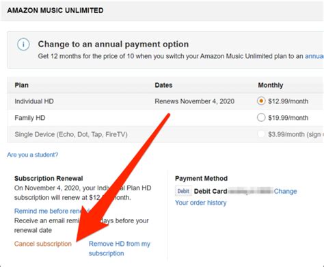 Cancel Amazon Music